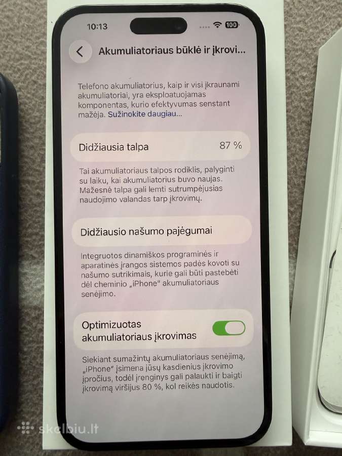 iPhone 14 pro max, 87%, black - nuotraukos Nr. 9