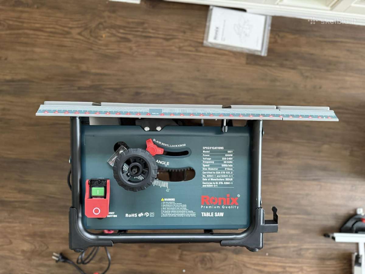 Stalinis diskinis pjūklas dulkių surinkimo 2000w - nuotraukos Nr. 14