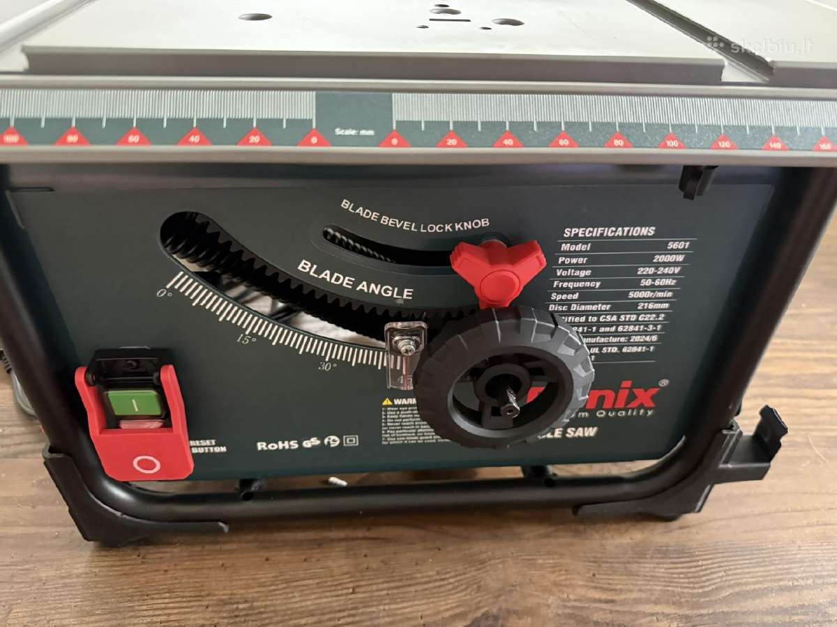 Stalinis diskinis pjūklas dulkių surinkimo 2000w - nuotraukos Nr. 15