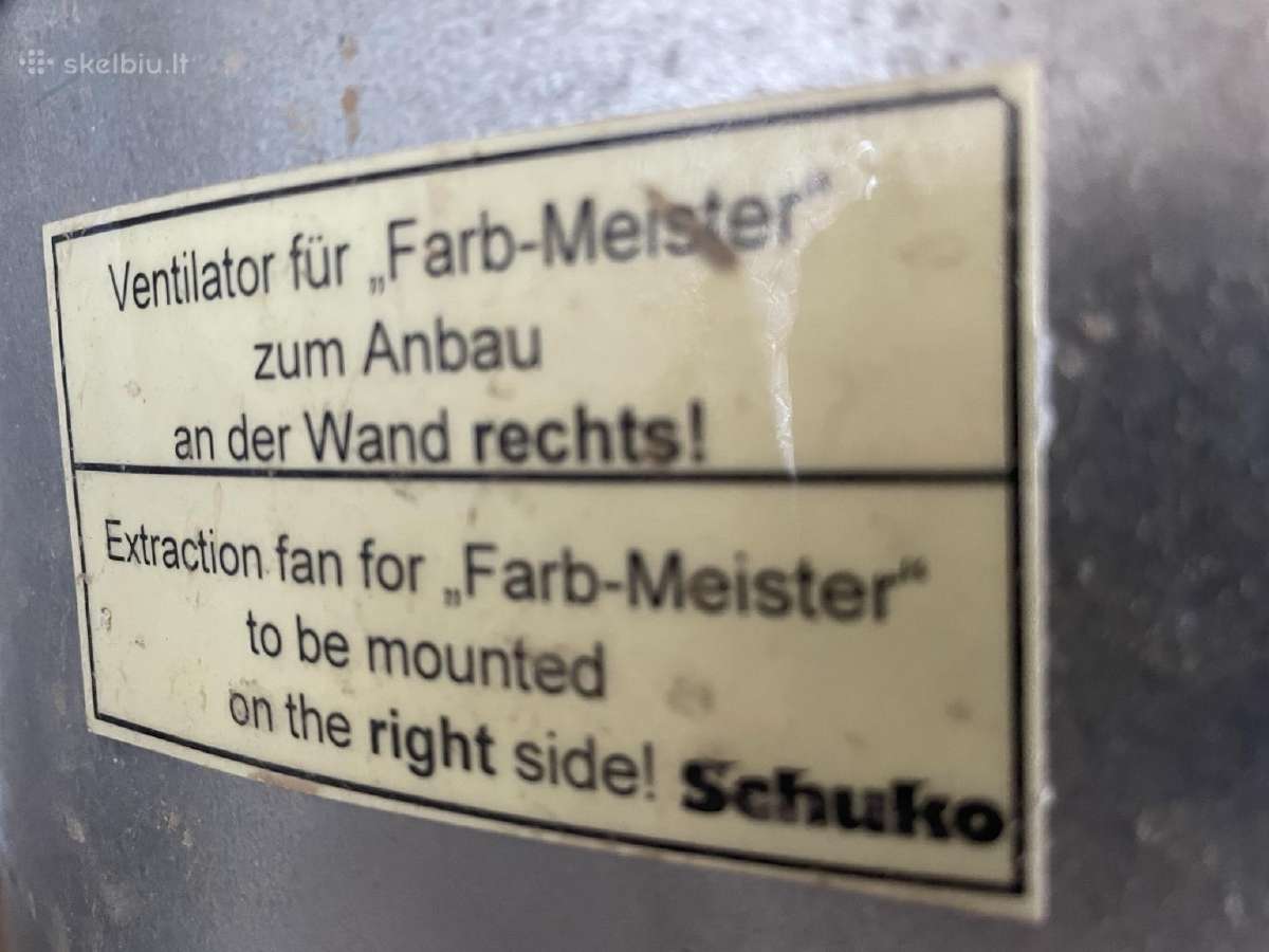 Schuko Farbmeister dažų rūko nutraukimo sienelė - nuotraukos Nr. 7