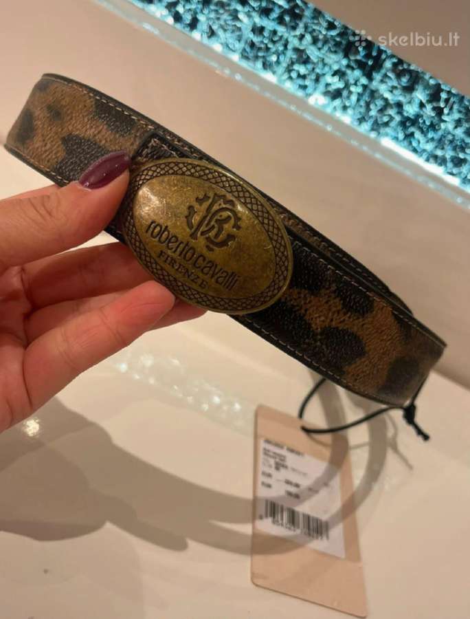 Roberto Cavalli Florence leopardo rašto diržas - nuotraukos Nr. 2
