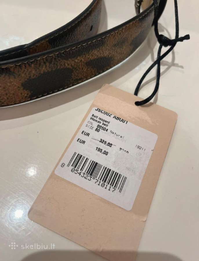 Roberto Cavalli Florence leopardo rašto diržas - nuotraukos Nr. 4