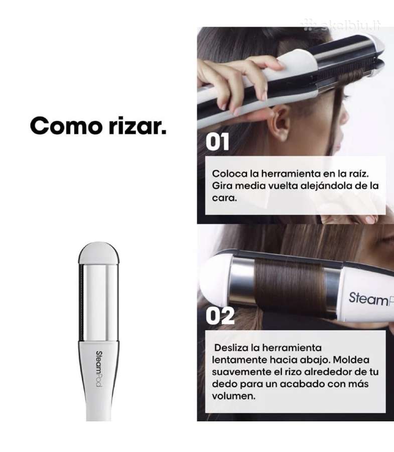 Loreal Steampod 4 garų tiesintuvas garbanuotuvas - nuotraukos Nr. 5