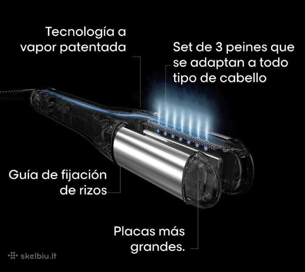 Loreal Steampod 4 garų tiesintuvas garbanuotuvas - nuotraukos Nr. 3