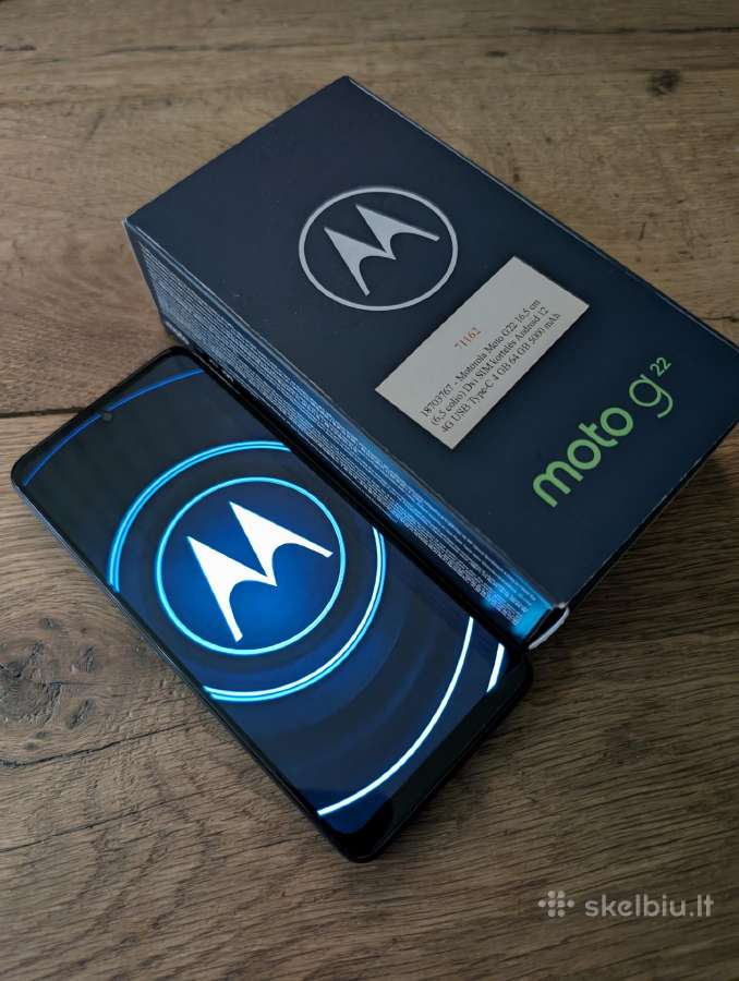 Motorola Moto G22 - talpi 5000mah baterija, 2sim - nuotraukos Nr. 2