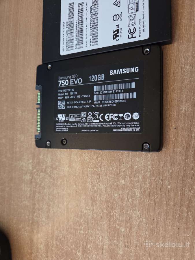 Parduodu SSD diskus 128 ir 256 - nuotraukos Nr. 2