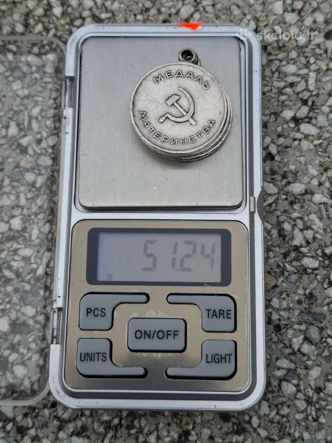 Medaliai be kaladeliu sidabras - nuotraukos Nr. 3