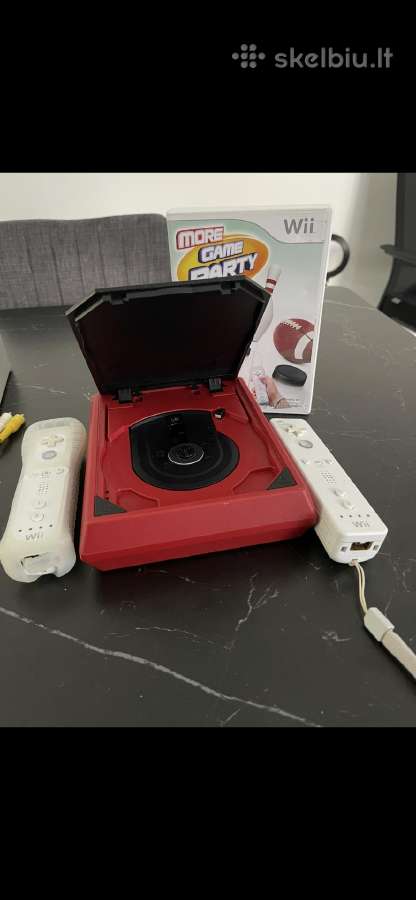 Nintendo wii mini rvl-201 2 pulteliai + žaidimas - nuotraukos Nr. 2
