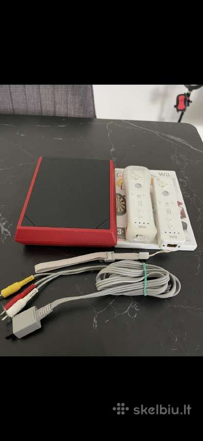 Nintendo wii mini rvl-201 2 pulteliai + žaidimas - nuotraukos Nr. 3
