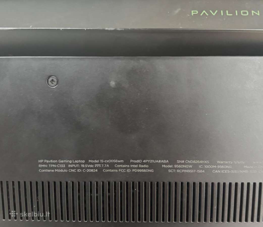 Hp Pavilion Gaming Laptop - nuotraukos Nr. 5
