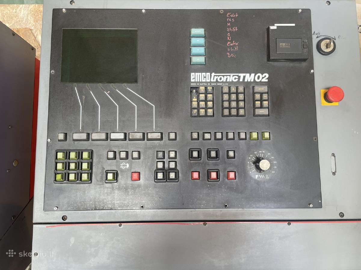 CNC tekinimo staklės Emco Emcotronic Tm02 - nuotraukos Nr. 2