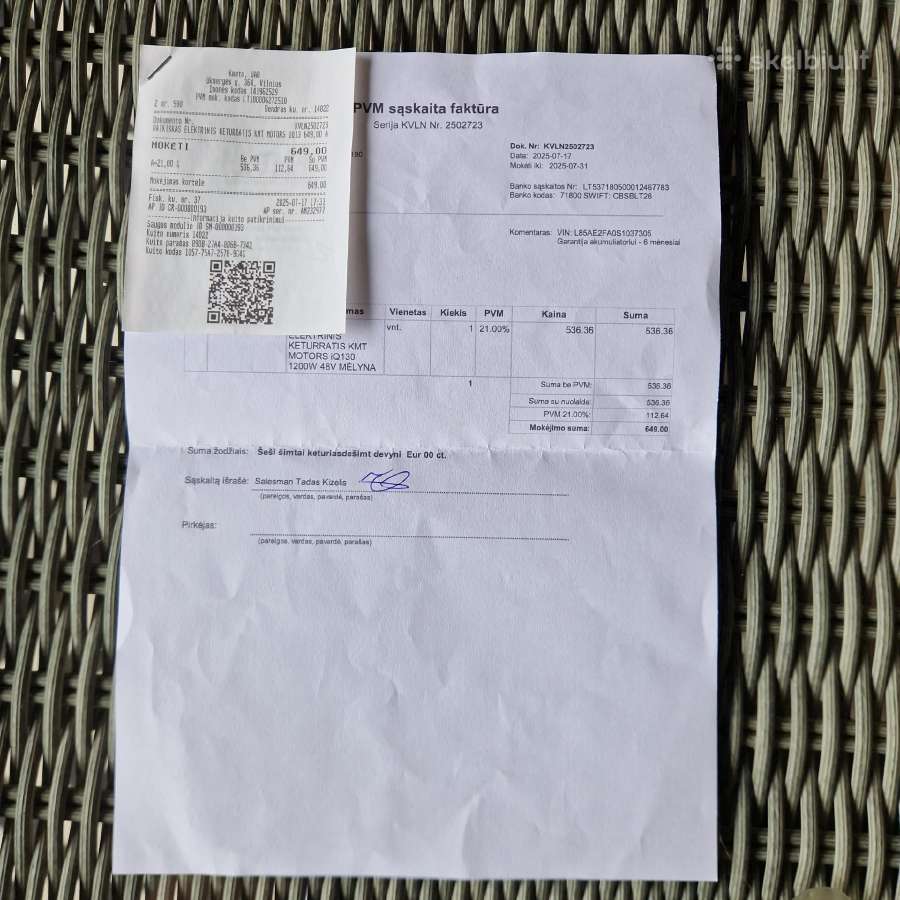 Parduodu vaikišką elektrinį keturratį Iq130 1200w - nuotraukos Nr. 6
