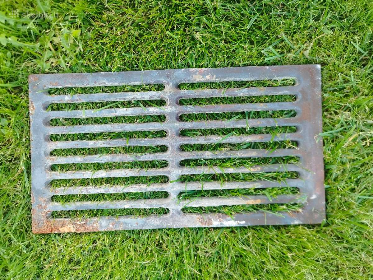 Ketaus grotelės skandinaviškai krosnelei 34x19 cm - nuotraukos Nr. 3