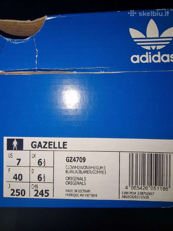 Adidas Gazelle sportbačiai - nuotraukos Nr. 8