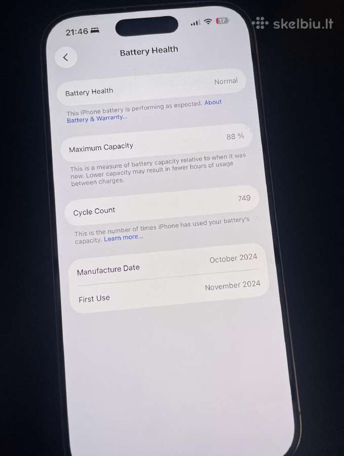 iPhone 16 pro - nuotraukos Nr. 3