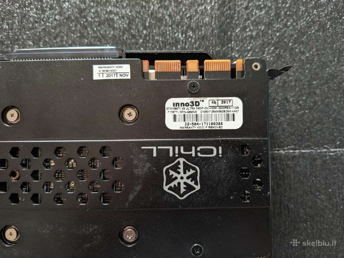 Inno3d ichill Gtx 1080 Ti X3 Ultra 11gb Gddr5 Gpu - nuotraukos Nr. 4