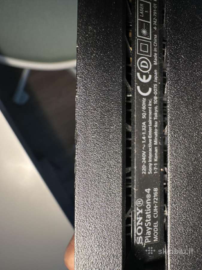 Ps4 Pro 1tb (Modelis Cuh-7216b) – dalims/remontui - nuotraukos Nr. 3