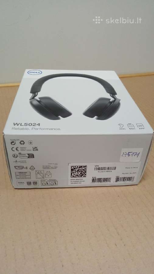 Belaidės ausinės Dell Pro Plus Wl5024, garantija - nuotraukos Nr. 4