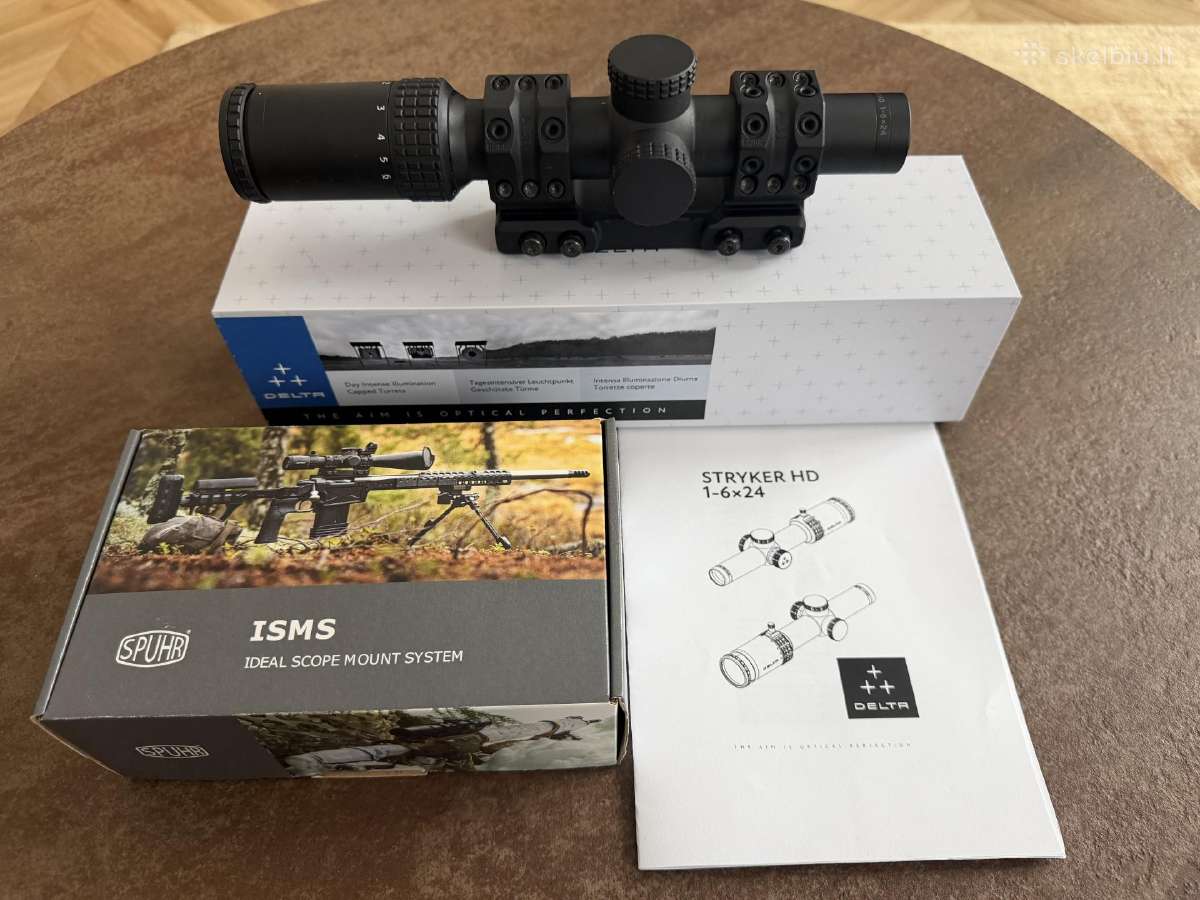 Optinis taikiklis Delta Optical Stryker HD 1-6x24 - nuotraukos Nr. 3