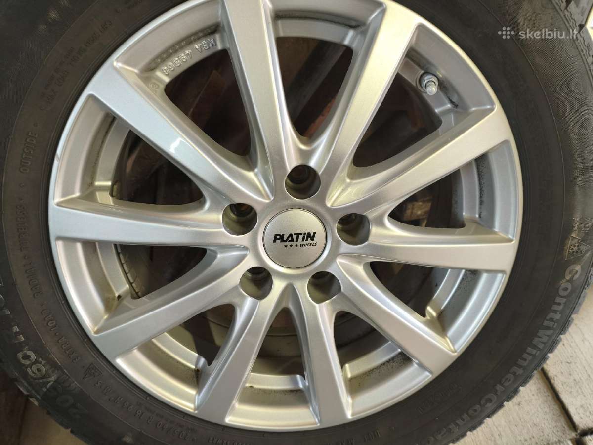 Parduodamas žieminių ratų komplektas R16 Škoda/VW - nuotraukos Nr. 2