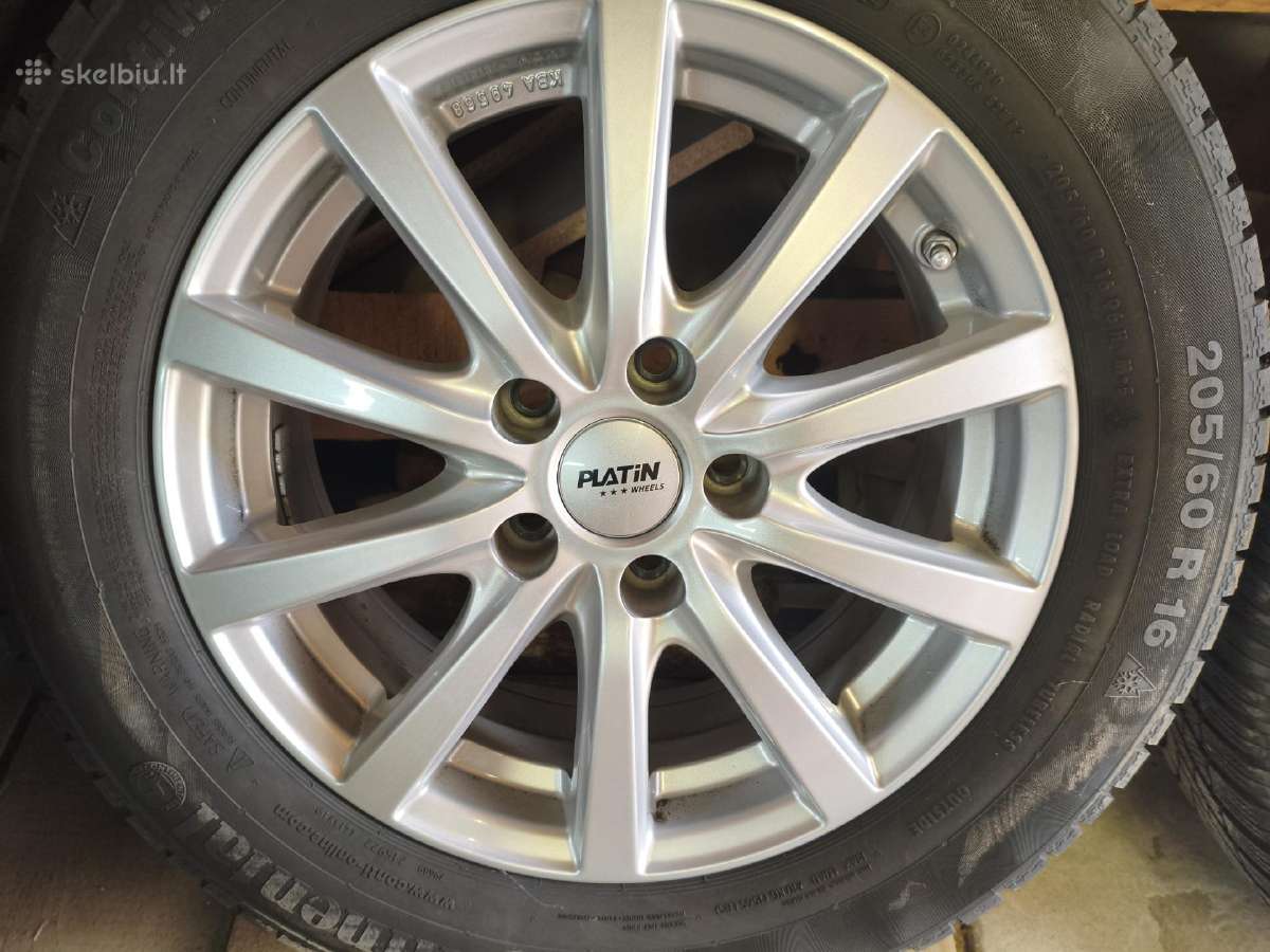 Parduodamas žieminių ratų komplektas R16 Škoda/VW - nuotraukos Nr. 3
