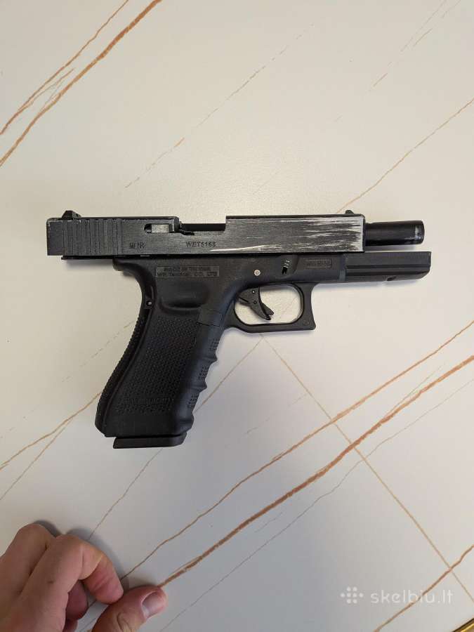 We Glock 18c aursoft green gas pistoletas - nuotraukos Nr. 4