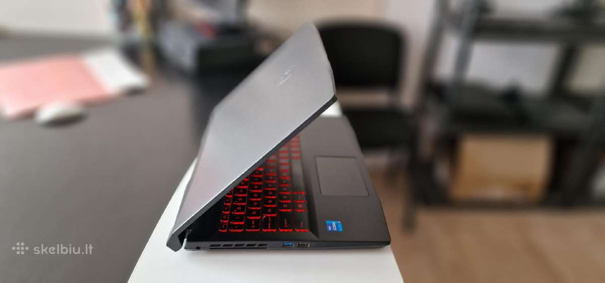 Msi Gf66, i5-11400h, 512 SSD, 16gb, Rtx 3060 6g - nuotraukos Nr. 4