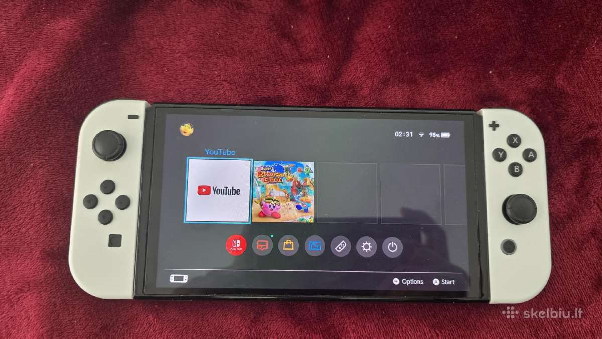 Nintendo Switch Oled (Atrištas) +512gb Sd ir dėkla - nuotraukos Nr. 4