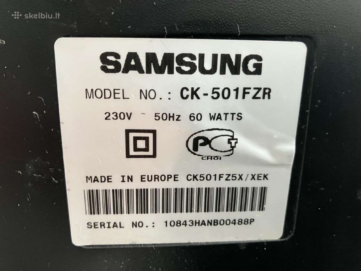 Vintažinis televizorius Samsung Ck-501fzr - nuotraukos Nr. 3