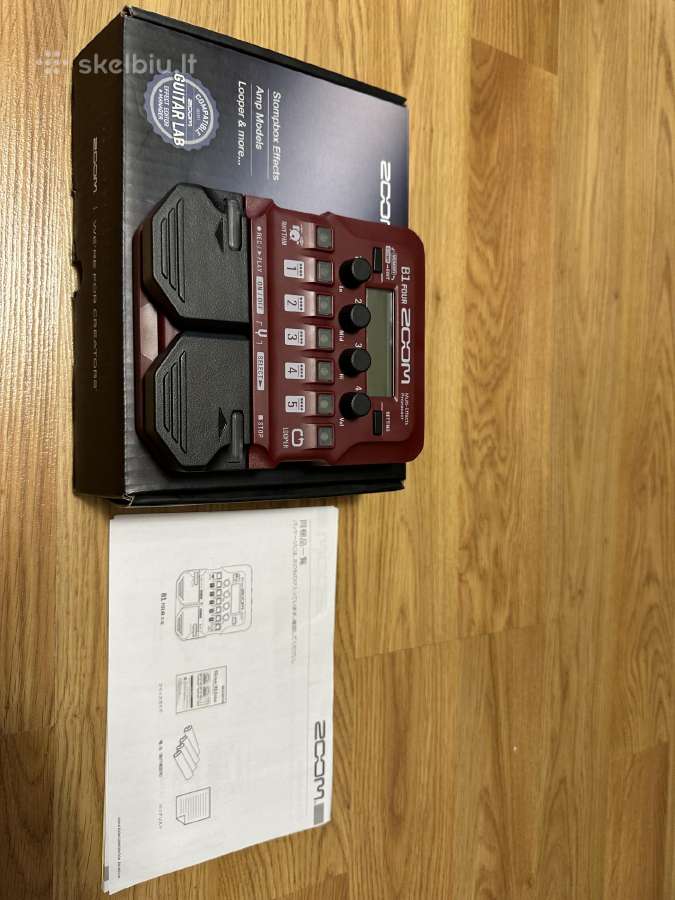 Bosinės gitaros multiefektas Zoom B1 Four - nuotraukos Nr. 2