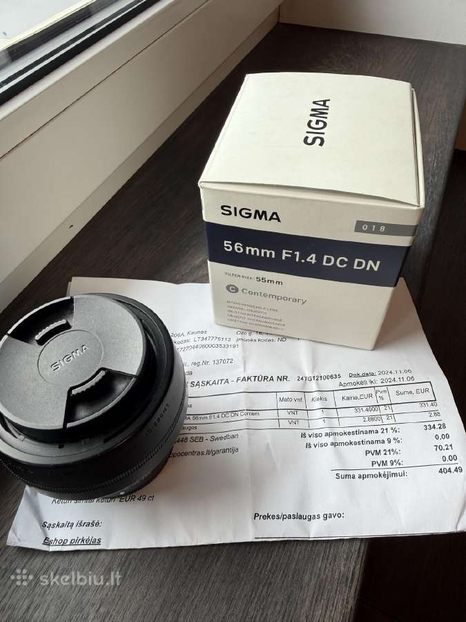 Sigma 56mm F/1.4 Dc Dn Contemp. (Fujifilm X mount) - nuotraukos Nr. 5