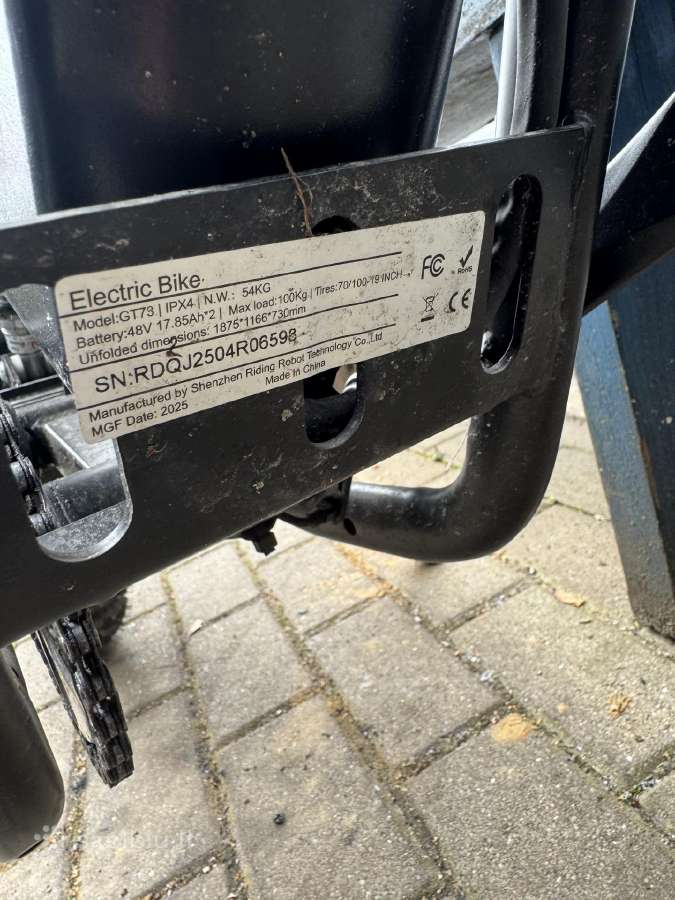 Gt73 Electric Bike - nuotraukos Nr. 5