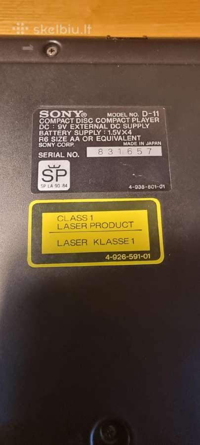 Sony discman ausinukai - nuotraukos Nr. 3