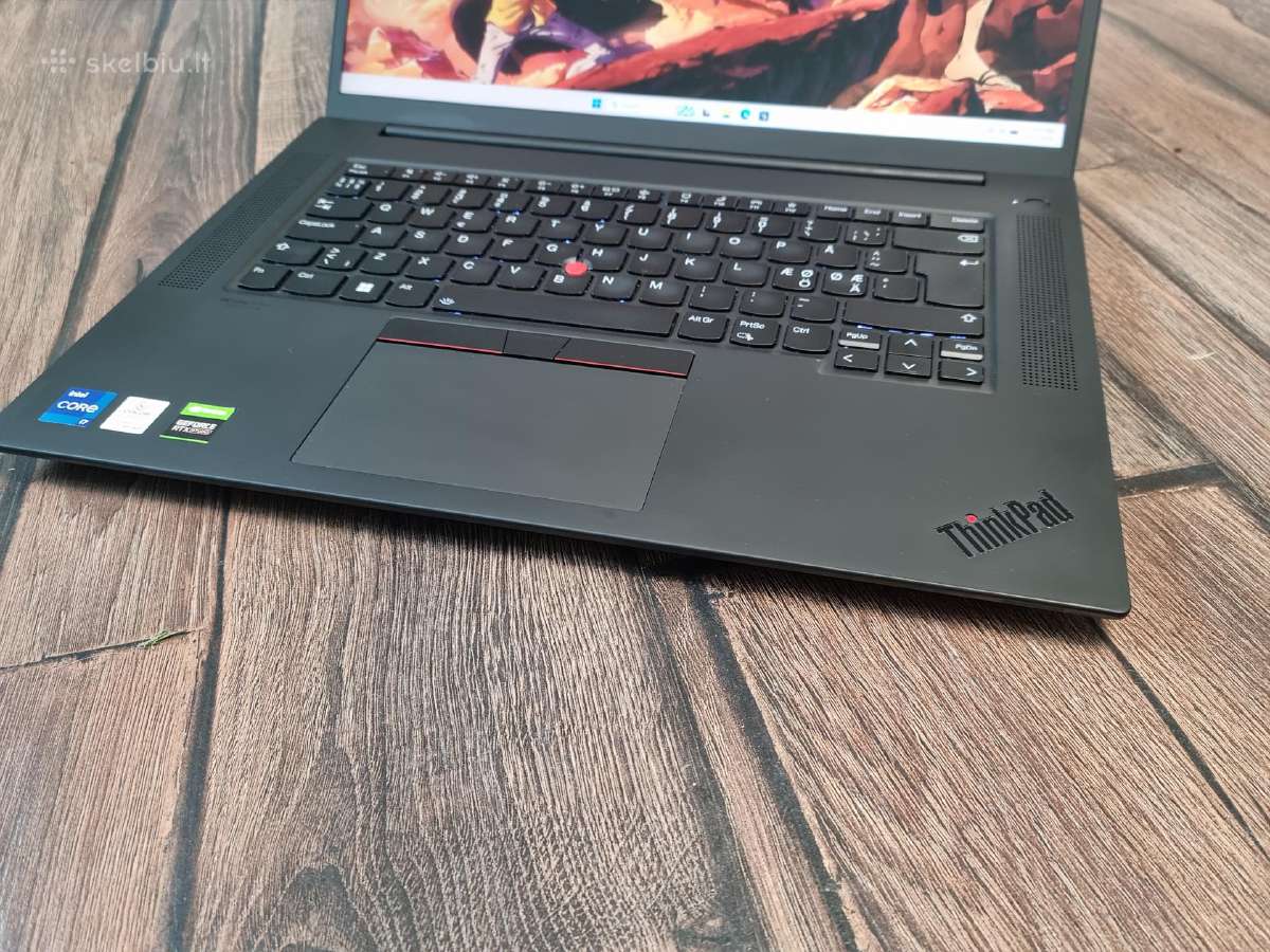 Lenovo Thinkpad X1 Extreme Gen 4 i7 32gb 1tb - nuotraukos Nr. 4