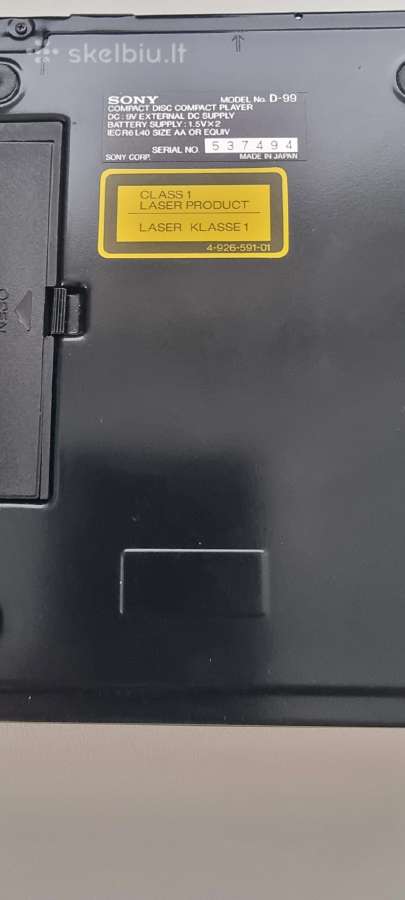 Sony discman ausinukai - nuotraukos Nr. 18