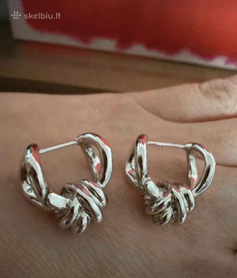 'Tega' tobuli nauji Double Knot auskarai - nuotraukos Nr. 3
