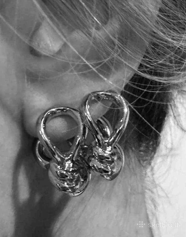 'Tega' tobuli nauji Double Knot auskarai - nuotraukos Nr. 4