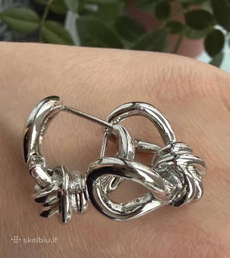'Tega' tobuli nauji Double Knot auskarai - nuotraukos Nr. 5