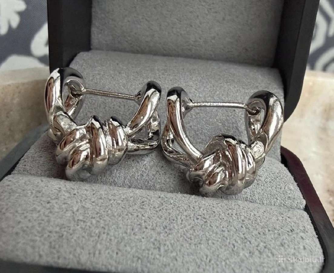 'Tega' tobuli nauji Double Knot auskarai - nuotraukos Nr. 7