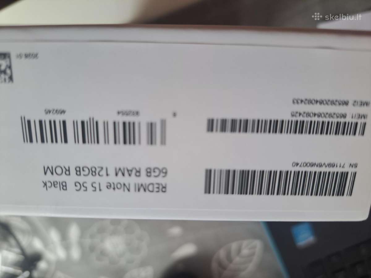 Xiomi Redmi Note 15 5 G Naujas - nuotraukos Nr. 3
