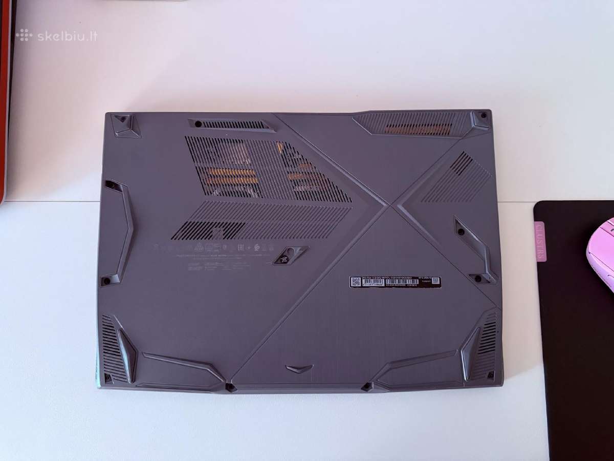 Msi Thin 15 B12ve Rtx 4050 + Iets Gt500 aušinimas - nuotraukos Nr. 4