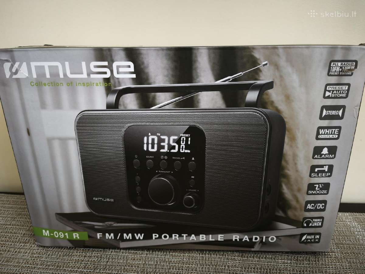 Radijo imtuvas Muse M-091 - nuotraukos Nr. 4