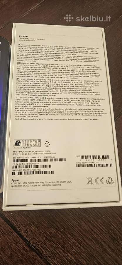 Apple iPhone 14 128gb - nuotraukos Nr. 4