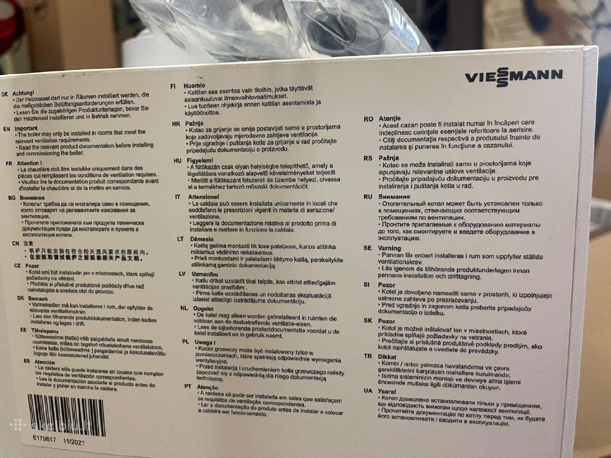 Naujas Viessmann Vitodens 200-w 32 kw katilas - nuotraukos Nr. 7