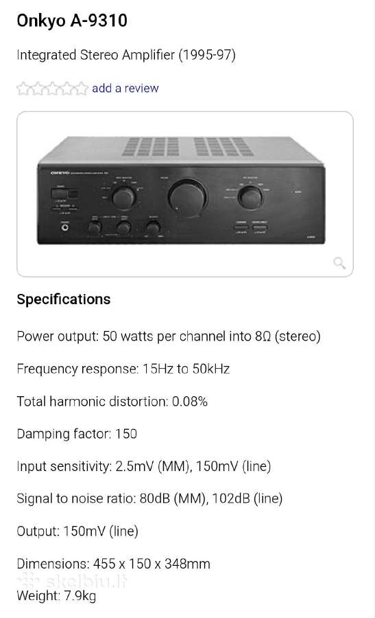 Amc3025a,nad, Onkyo, Yamaha, Pioneer stiprintuvai - nuotraukos Nr. 7