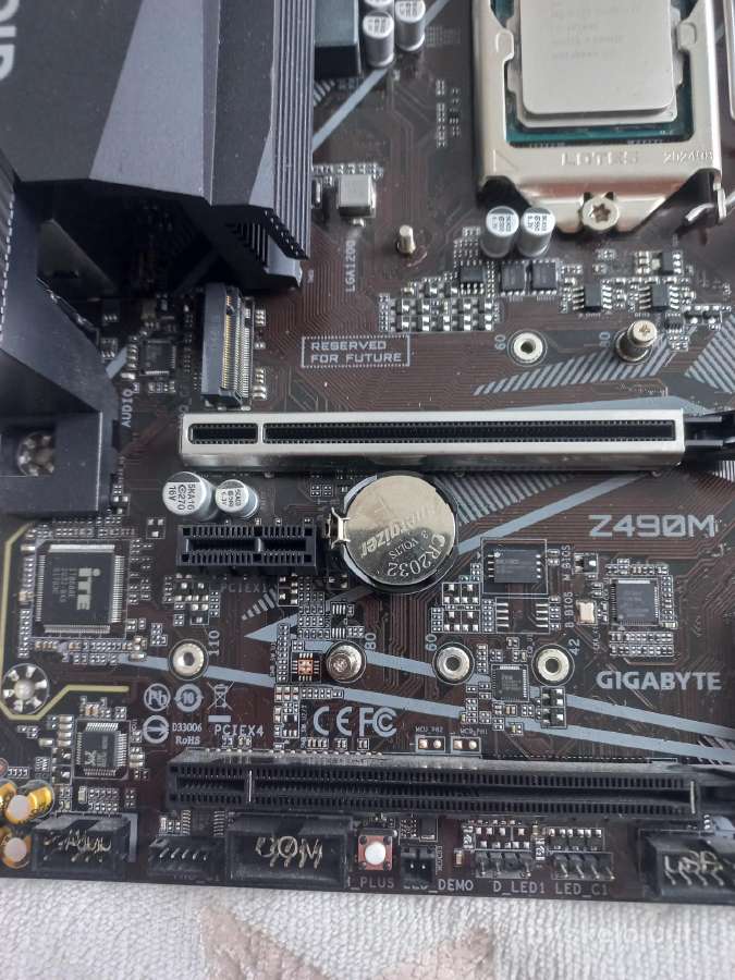 Intel i7-10700k + Gigabyte Z490m Gaming X - nuotraukos Nr. 2