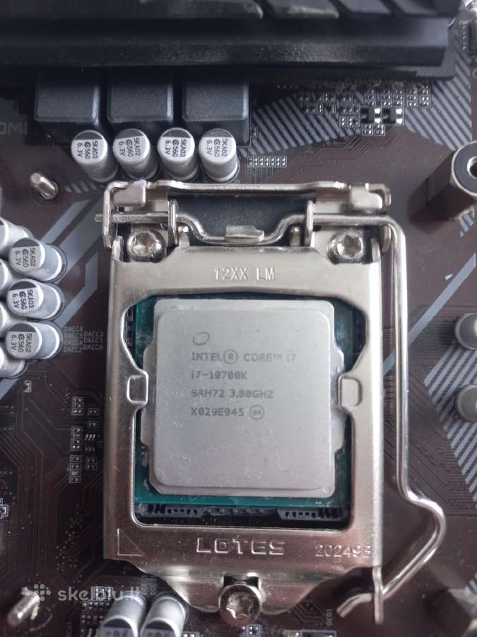 Intel i7-10700k + Gigabyte Z490m Gaming X - nuotraukos Nr. 4