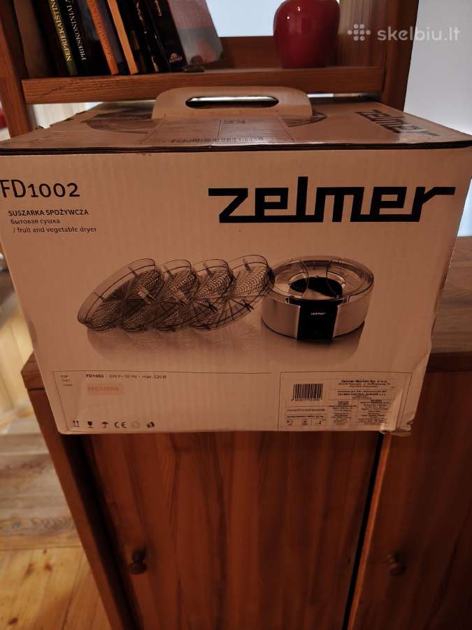 Vaisių ir daržovių džiovyklė zelmer fd1002 - nuotraukos Nr. 3
