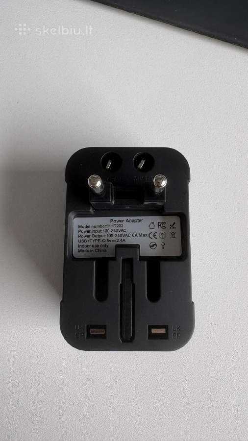 220v adapteris kelioninis Tech-protect Ta300 - nuotraukos Nr. 2
