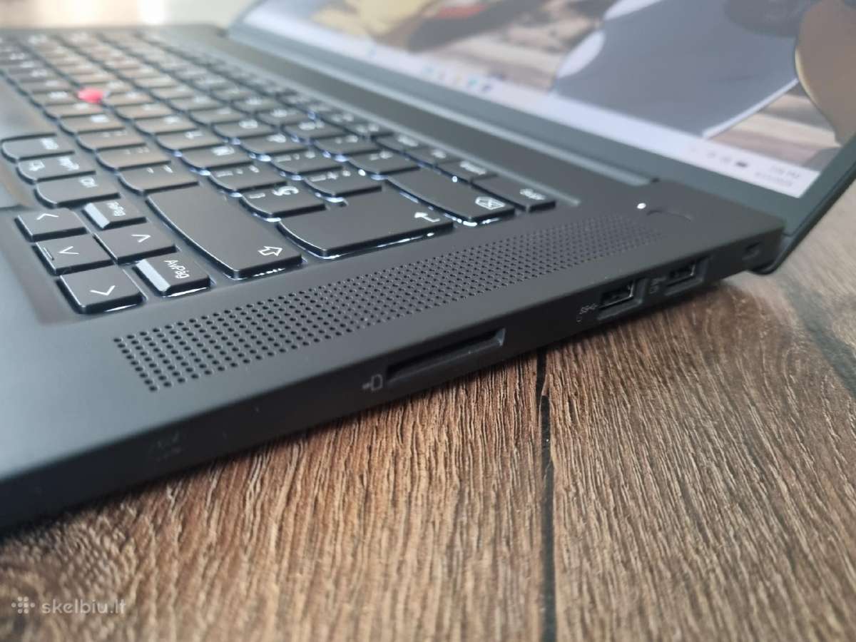 Lenovo Thinkpad X1 Extreme Gen 4 i7 16gb 512gb - nuotraukos Nr. 3